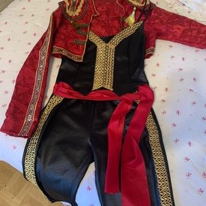 Spanish “bull fighter” halloween costume
